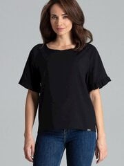 Женская блузка Lenitif 135906, черная цена и информация | Женские блузки, рубашки | pigu.lt