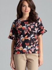 Женская блузка Lenitif 135908, черная цена и информация | Женские блузки, рубашки | pigu.lt