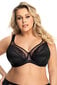 Liemenėlė moterims Gorsenia Lady Soft Bra K441 Luisse, juoda kaina ir informacija | Liemenėlės | pigu.lt