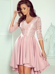 Женское вечернее платье Numoco, розовое цена и информация | Платья | pigu.lt