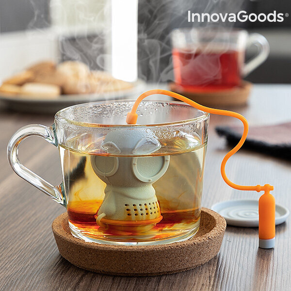 InnovaGoods silikoninis arbatos sietelis Diver·t kaina ir informacija | Virtuvės įrankiai | pigu.lt
