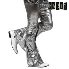 Штаны для взрослых Disco Блеск Серебристый цена и информация | Карнавальные костюмы | pigu.lt
