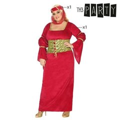 Kostumas suaugusiems Viduramžių dama Raudona kaina ir informacija | Karnavaliniai kostiumai | pigu.lt