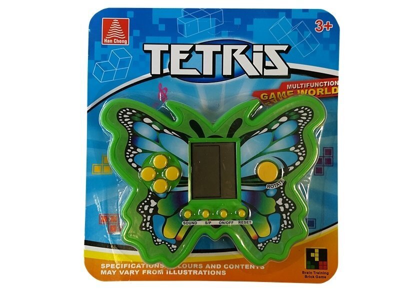 Elektroninis žaidimas Tetris, žalias цена и информация | Stalo žaidimai, galvosūkiai | pigu.lt