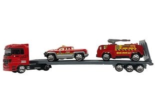 Sunkvežimis su puspriekabe mašinoms vežti kaina ir informacija | Žaislai berniukams | pigu.lt