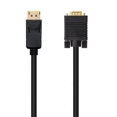 Адаптер для DisplayPort на VGA NANOCABLE 10.15.4402 (2 m) Чёрный цена и информация | Кабели и провода | pigu.lt