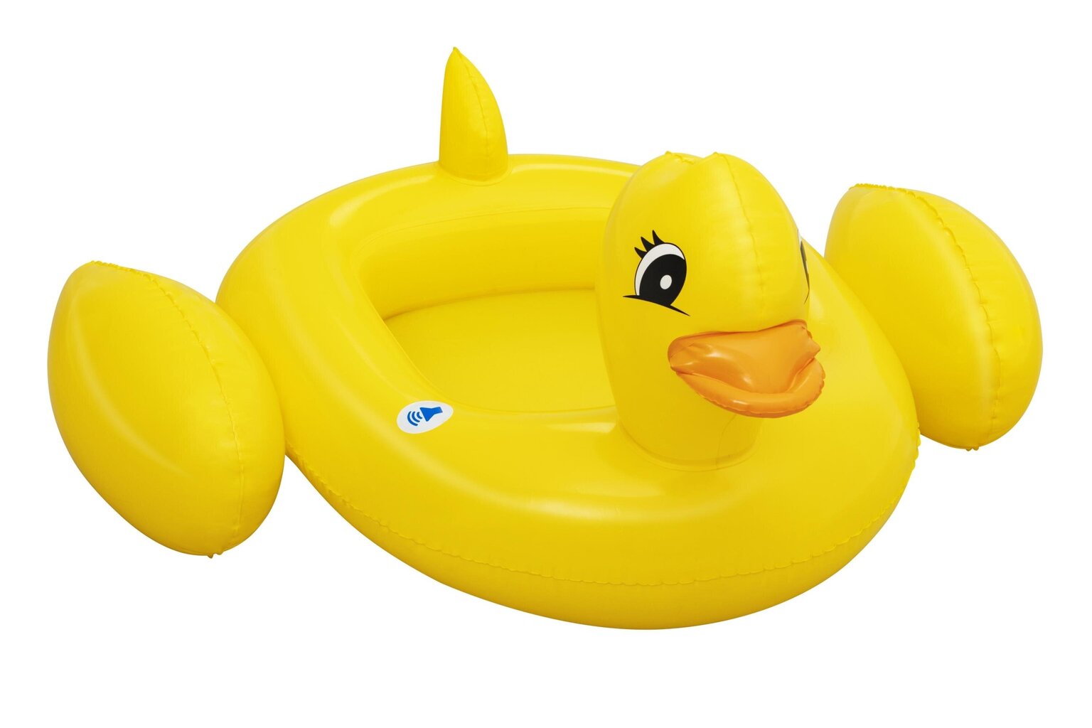 Pripučiamas plaustas Bestway Funspeakers Duck, 102x99 cm kaina ir informacija | Pripučiamos ir paplūdimio prekės | pigu.lt