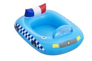Pripučiamas plaustas Bestway Funspeakers Police Car, 97x74 cm, mėlynas kaina ir informacija | Pripučiamos ir paplūdimio prekės | pigu.lt