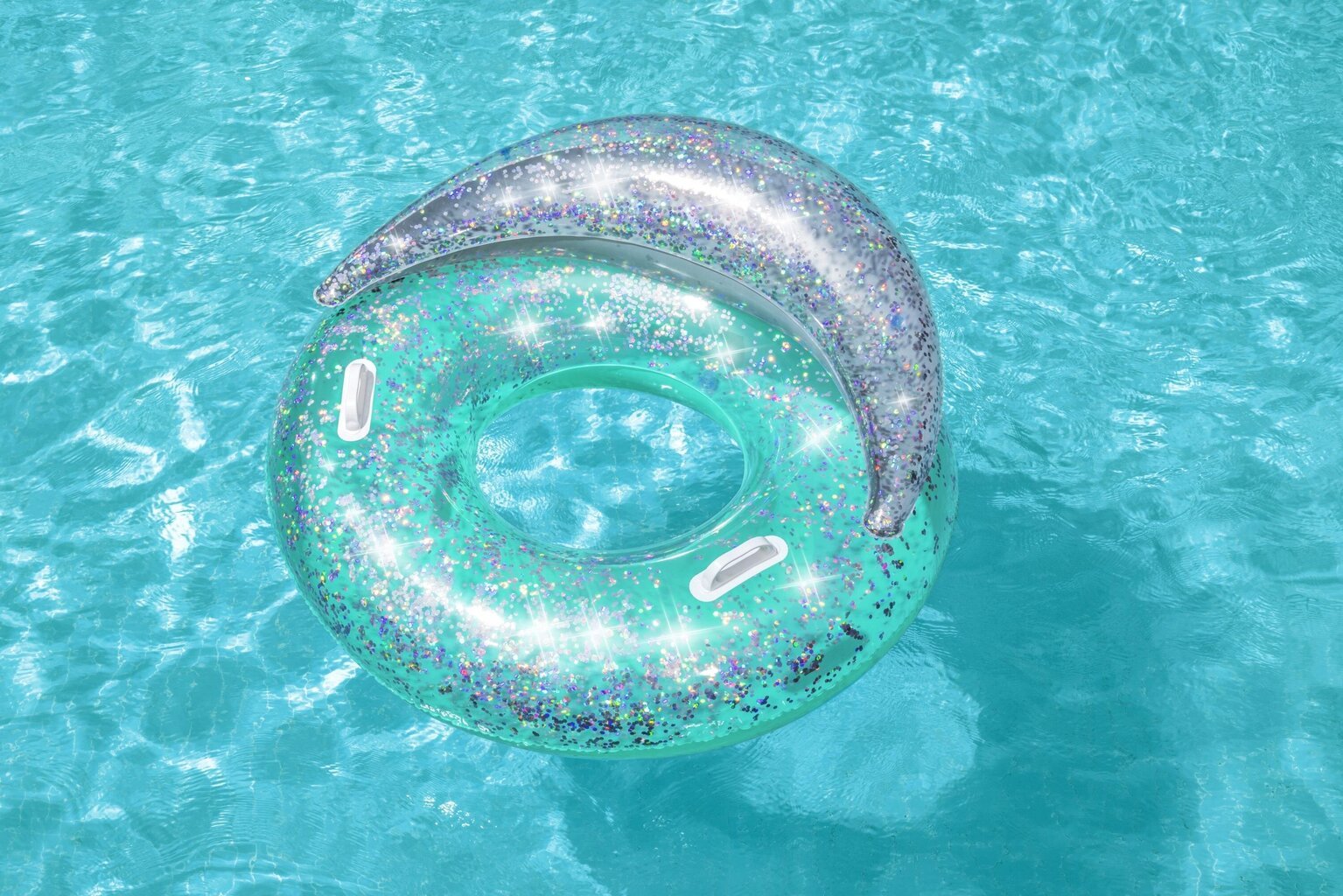 Pripučiamas plaukimo ratas Bestway Glitter Dream, 117 cm kaina ir informacija | Pripučiamos ir paplūdimio prekės | pigu.lt