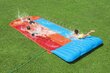 Pripučiama vandens čiuožykla Bestway H2OGO! Tsunami Splash Ramp Triple Slide, 488 cm kaina ir informacija | Pripučiamos ir paplūdimio prekės | pigu.lt