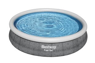 Baseinas Bestway Fast Set 366x76 cm, be filtro kaina ir informacija | Baseinai | pigu.lt