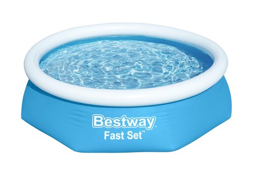 Baseinas Bestway Fast Set 244x61 cm, be filtro kaina ir informacija | Baseinai | pigu.lt