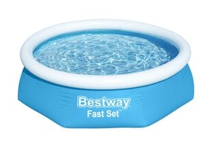 Baseinas Bestway Fast Set 244x61 cm, be filtro kaina ir informacija | Baseinai | pigu.lt