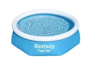 Бассейн Bestway Fast Set, 244x61 см, с фильтром цена и информация | Бассейны | pigu.lt