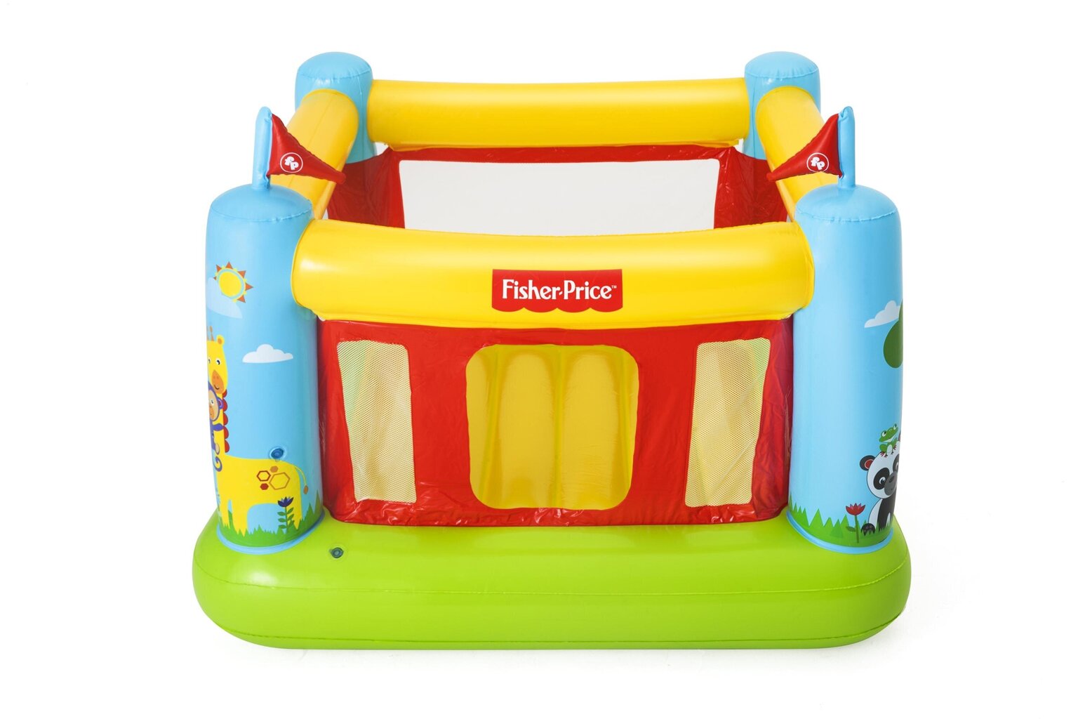 Pripučiamas batutas Fisher Price Bouncetastic, 175x173x135 cm kaina ir informacija | Pripučiamos ir paplūdimio prekės | pigu.lt