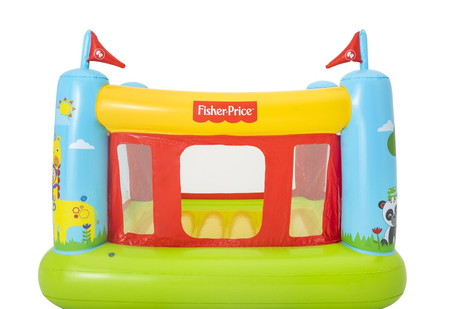 Pripučiamas batutas Fisher Price Bouncetastic, 175x173x135 cm kaina ir informacija | Pripučiamos ir paplūdimio prekės | pigu.lt