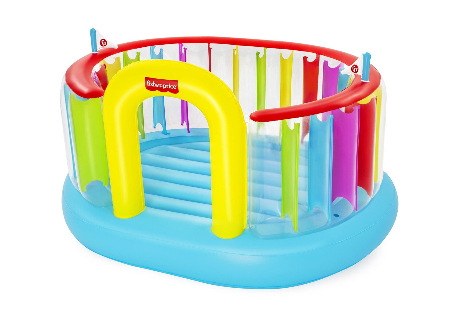 Pripučiamas batutas Fisher Price Bouncetopia, 226x175x138 cm kaina ir informacija | Pripučiamos ir paplūdimio prekės | pigu.lt