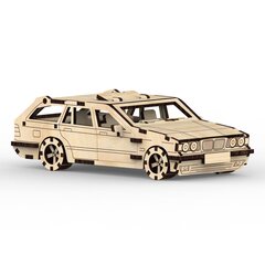 Деревянный конструктор BMW E34 цена и информация | Конструкторы и кубики | pigu.lt
