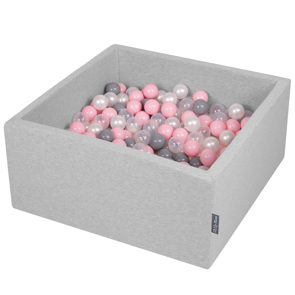 Baseinas su kamuoliukais KiddyMoon, 90x40cm/300 kamuolių ∅7cm цена и информация | Žaislai kūdikiams | pigu.lt