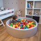 Baseinas KiddyMoon, be kamuoliukų, 120x30cm, pilkas kaina ir informacija | Žaislai kūdikiams | pigu.lt