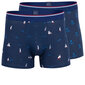 Apatiniai vyrams Clark Crown 1035 Men's boxershort Marine, 2 vnt цена и информация | Trumpikės | pigu.lt