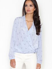 Женская блузка Figl, синяя цена и информация | Женские блузки, рубашки | pigu.lt