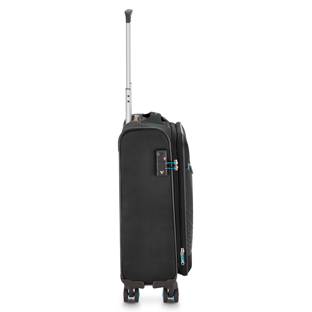 Mažas lagaminas rankiniam bagažui Roncato 4R Crosslite, juodas kaina ir informacija | Lagaminai, kelioniniai krepšiai | pigu.lt