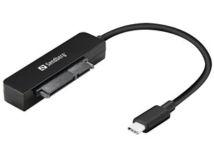 Sandberg 136-37 USB-C к SATA USB 3.1 Gen.2 цена и информация | Адаптеры, USB-разветвители | pigu.lt