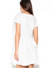 Suknelė moterims Katrus, balta kaina ir informacija | Suknelės | pigu.lt