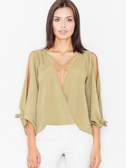 Блузка женская Figl 60696, зеленая цена и информация | Женские блузки, рубашки | pigu.lt