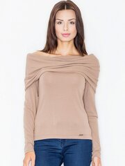 Блузка для женщин Figl 60722, коричневый цвет цена и информация | Женские блузки, рубашки | pigu.lt