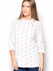 Marškiniai moterims Katrus 63918, balti kaina ir informacija | Palaidinės, marškiniai moterims | pigu.lt
