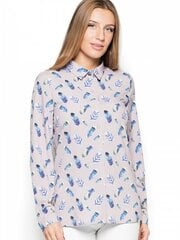 Женская рубашка Katrus 76983, песочная цена и информация | Женские блузки, рубашки | pigu.lt