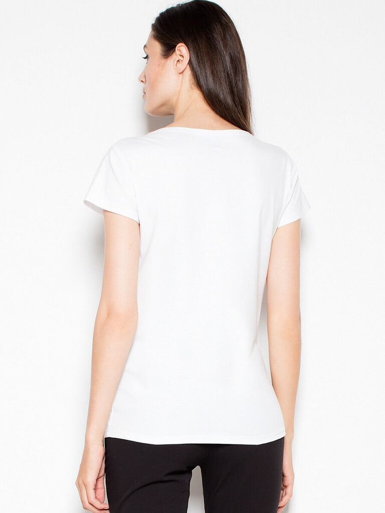 Marškinėliai moterims Venaton, balti kaina ir informacija | Marškinėliai moterims | pigu.lt