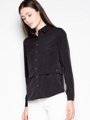 Marškiniai moterims Venaton 77462, juodi kaina ir informacija | Palaidinės, marškiniai moterims | pigu.lt
