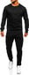 Sportinis kostiumas vyrams J.Style 68C10380, juodas kaina ir informacija | Sportinė apranga vyrams | pigu.lt
