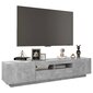 Televizoriaus spintelė su LED, 180x35x40 cm, pilka kaina ir informacija | TV staliukai | pigu.lt