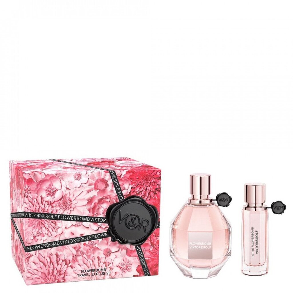 Rinkinys moterims Viktor & Rolf Ladies Flowerbomb Gift Set Fragrances: kvapusis vanduo EDP 100 ml + 20 ml kaina ir informacija | Kvepalai moterims | pigu.lt