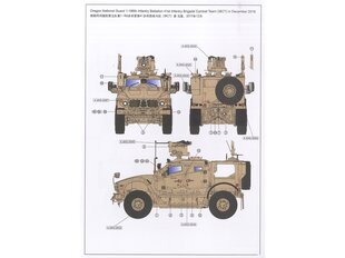 Сборная пластиковая модель Rye Field Model - M1240A1 M-ATV (M153 CROWS II) with full interior, 1/35, RFM-5052 цена и информация | Конструкторы и кубики | pigu.lt