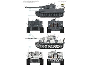 Сборная пластиковая модель Rye Field Model - Tiger I Initial Production Early 1943, 1/35, RFM-5075 цена и информация | Конструкторы и кубики | pigu.lt