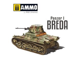 Сборная пластиковая модель AMMO MIG - Panzer I Breda Guerra Civil Espanola 1936-1939, 1/35, 8506 цена и информация | Конструкторы и кубики | pigu.lt