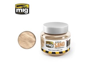 Сборная пластиковая модель AMMO MIG - SAND GROUND, 250 мл, AMIG2106 цена и информация | Принадлежности для рисования, лепки | pigu.lt