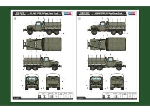 Сборная пластиковая модель Hobbyboss - US GMC CCKW-352 Steel Cargo Truck, 1/35, 83831 цена и информация | Конструкторы и кубики | pigu.lt