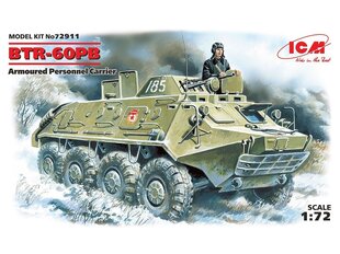 Plastikinis surenkamas modelis BTR-60PB Armored Personnel Carrier, 1/72, 72911 kaina ir informacija | Konstruktoriai ir kaladėlės | pigu.lt