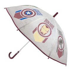 Automatinis skėtis The Avengers, pilkas, 81 cm. kaina ir informacija | Aksesuarai vaikams | pigu.lt