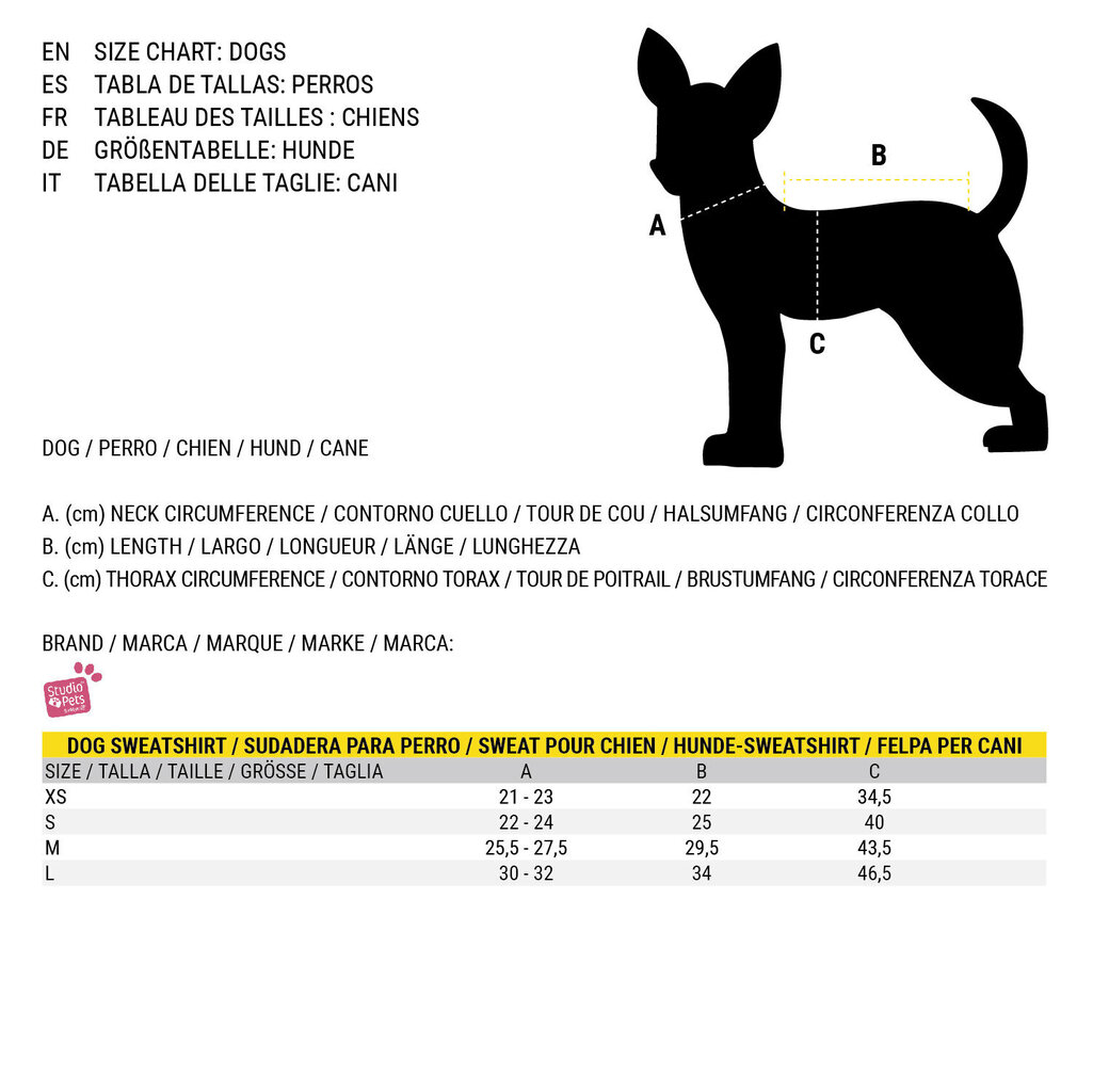 Studio Pets megztinis, mėlyna, rožinė цена и информация | Drabužiai šunims | pigu.lt