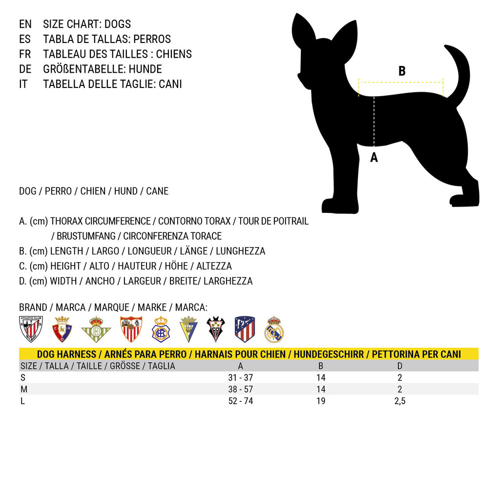 Petnešos Cádiz Club de Fútbol, juodos/mėlynos цена и информация | Antkakliai, petnešos šunims | pigu.lt