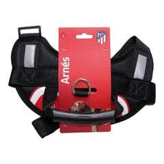 Petnešos Atlético Madrid, juodos/raudonos цена и информация | Ошейники, подтяжки для собак | pigu.lt