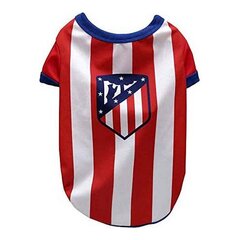 Marškinėliai Atlético Madrid, raudoni/balti kaina ir informacija | Drabužiai šunims | pigu.lt