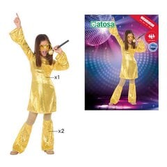 Маскарадные костюмы для детей Disco Позолоченный (3 pcs) цена и информация | Карнавальные костюмы | pigu.lt